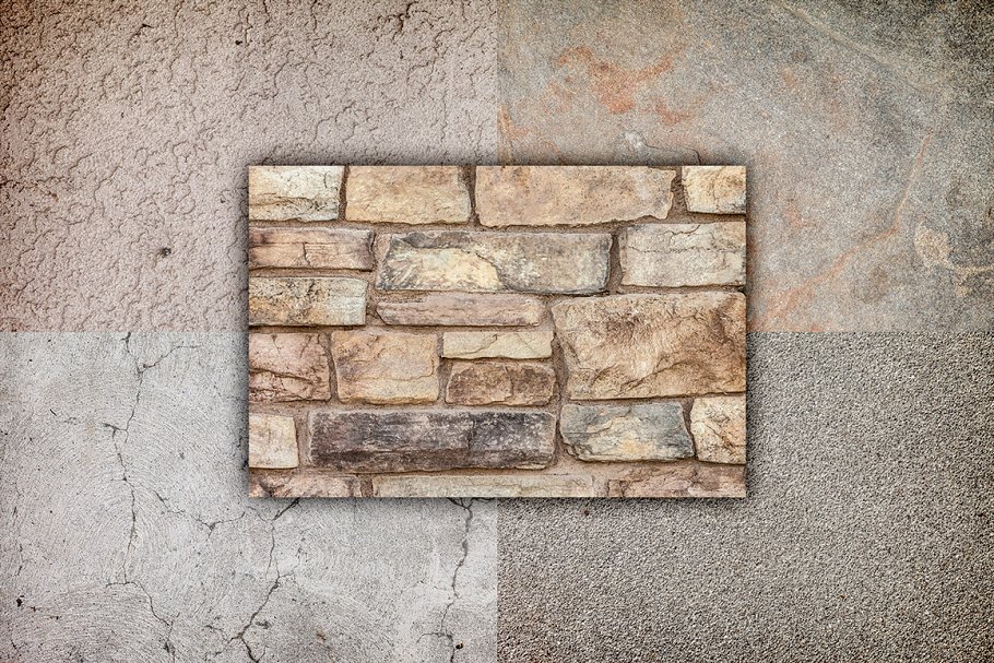 砖石图案纹理素材包1 Brick and Stone Textures Pack 1插图(4)