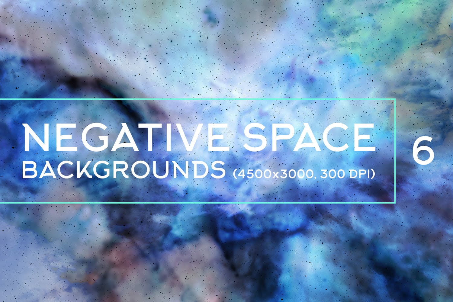 负空间水彩肌理纹理背景素材包v6 Negative Space Backgrounds Vol.6插图