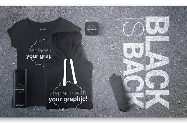 T恤衫及包装样机和场景模板 T-shirt and Packages Mockups & Scene Generator插图(4)