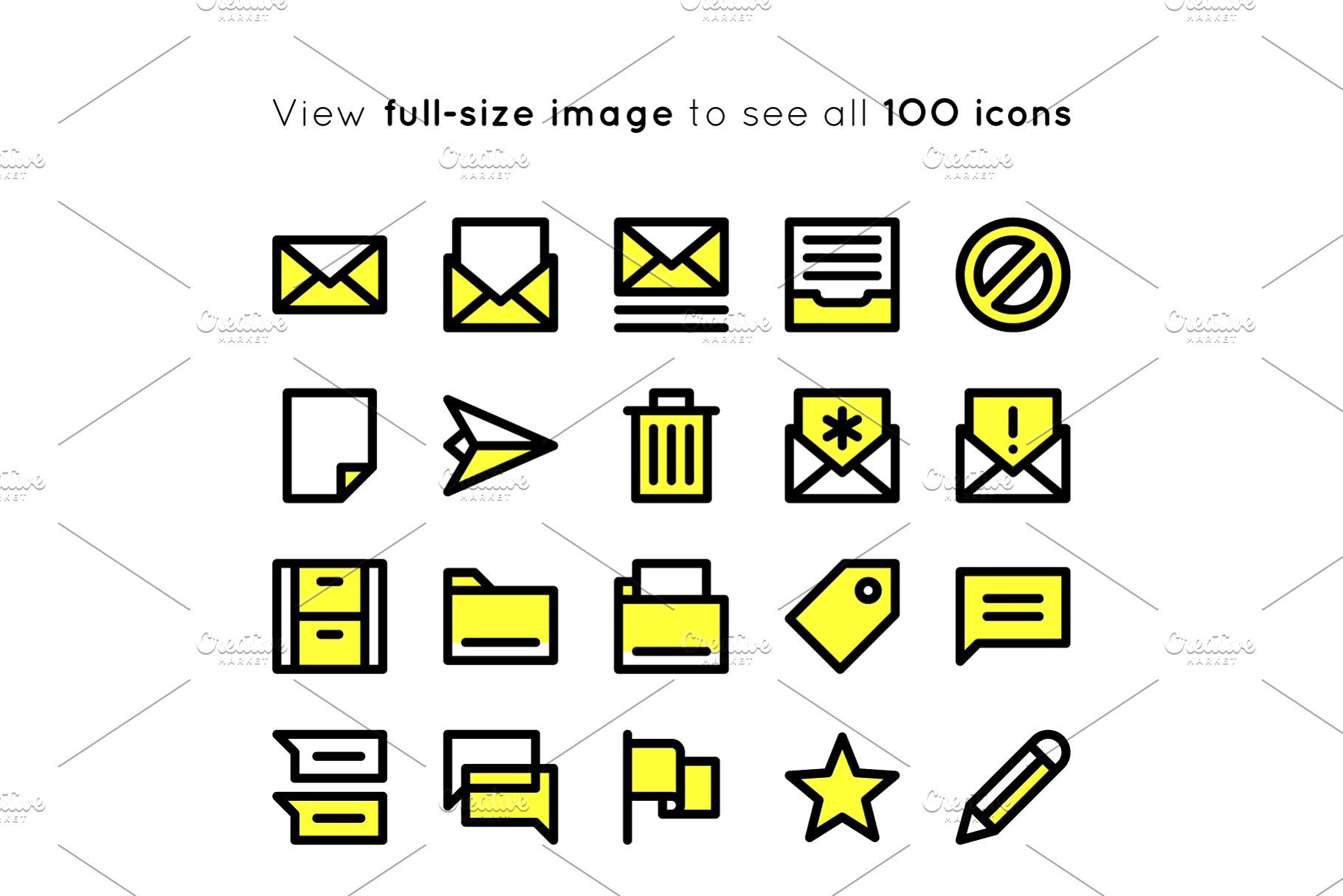 粗线条用户界面图标元素 BOLD icons User Interface essentials插图(3)