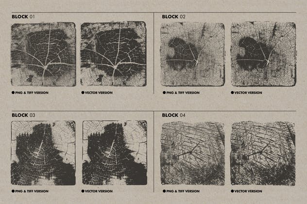 20种横切面木质纹理素材合集 Wooden Block Textures插图(1)
