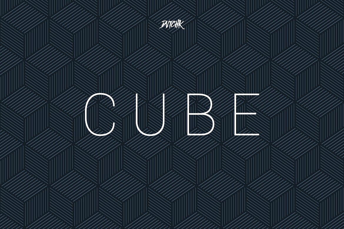 立方体-无缝几何背景（第03卷） Cube | Seamless Geometric | Vol. 03插图(3)