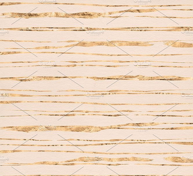 金色接缝条纹大理石纸张纹理 Golden Seams Marbled & Striped Paper插图(3)