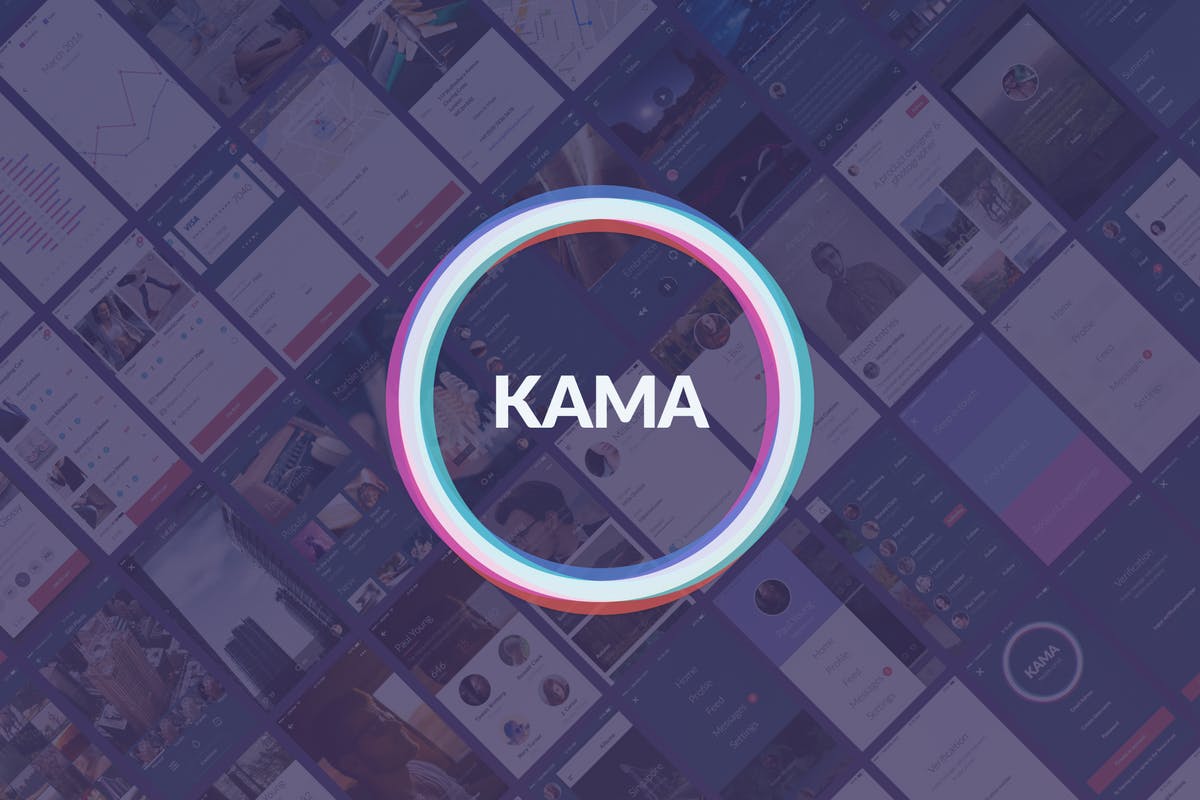 现代实用多功能APP界面设计套件 KAMA插图