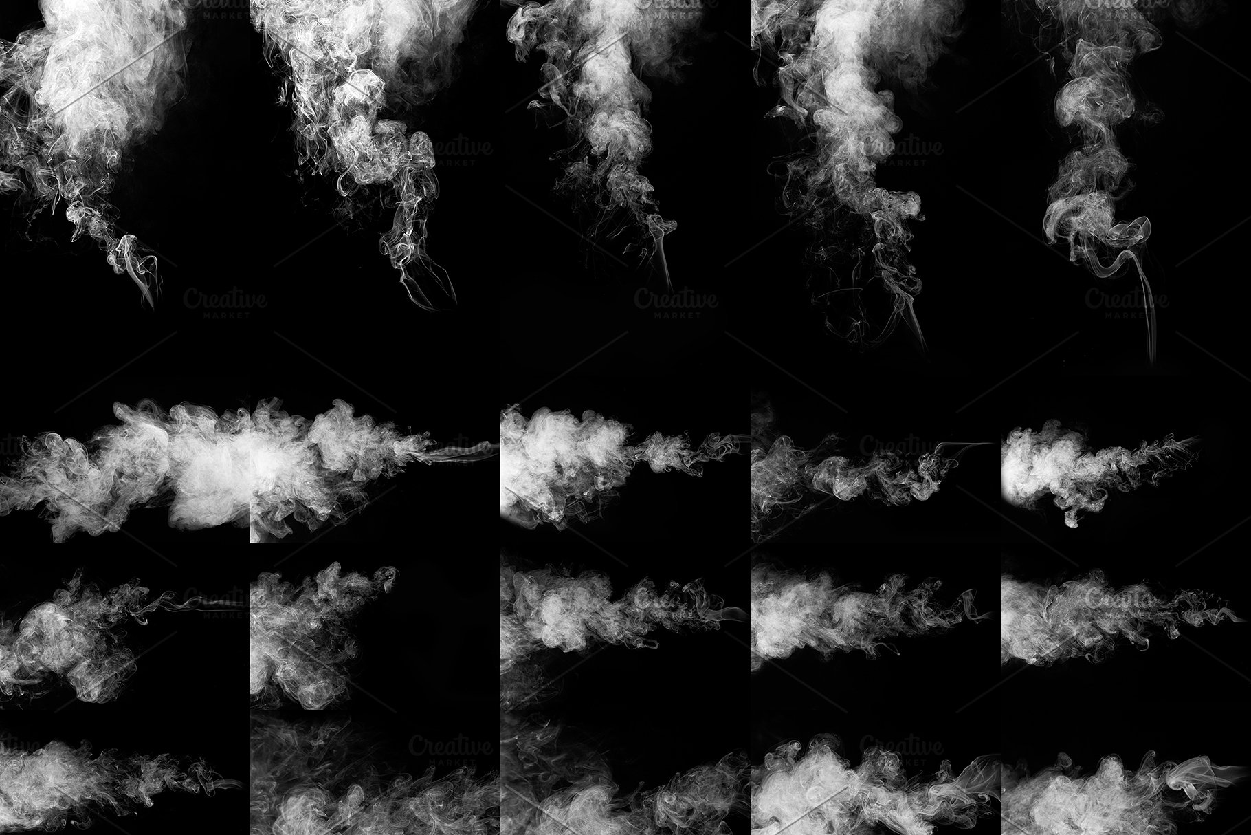 烟雾萦绕效果图层样式 Real Smoke-Fog overlay collection插图(3)