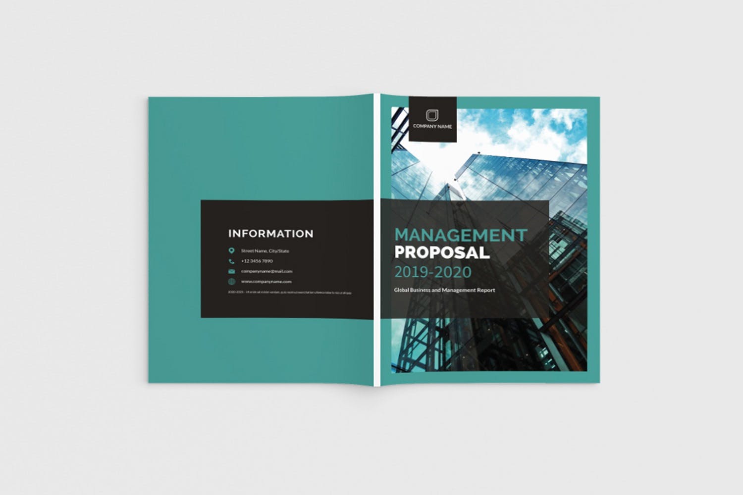 项目管理提案/项目介绍宣传画册设计模板 Mager – A4 Management Proposal Template插图