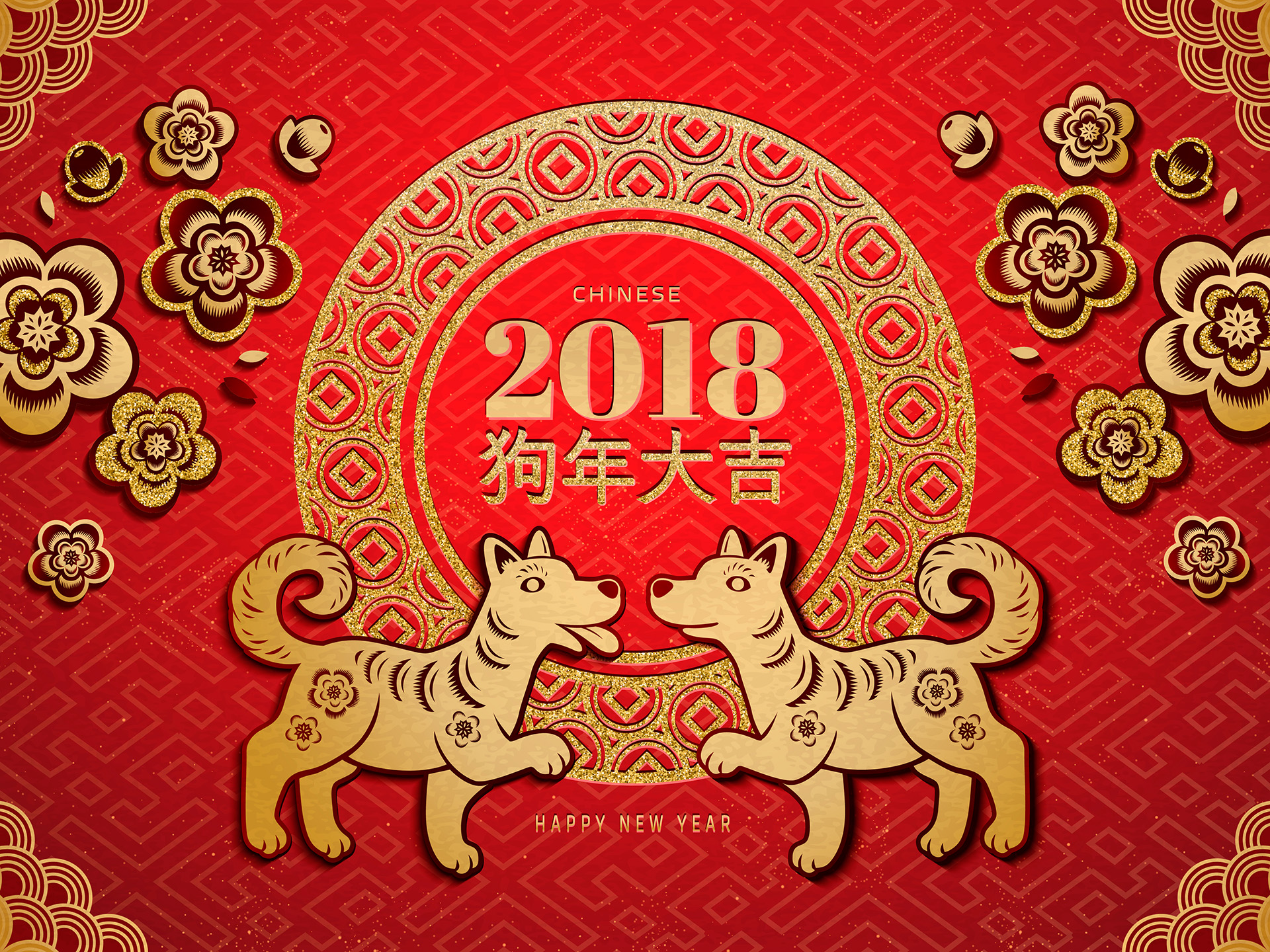 高品质中国传统春节新年元素素材EPS插图(8)