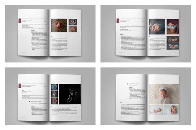 婴儿儿童摄影服务产品手册模板 Newborn Magazine Complete Pricing Guide插图(12)