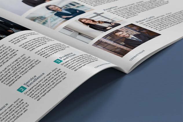 12页优雅现代简约风企业业务宣传册模板 Business Brochure Template插图(7)
