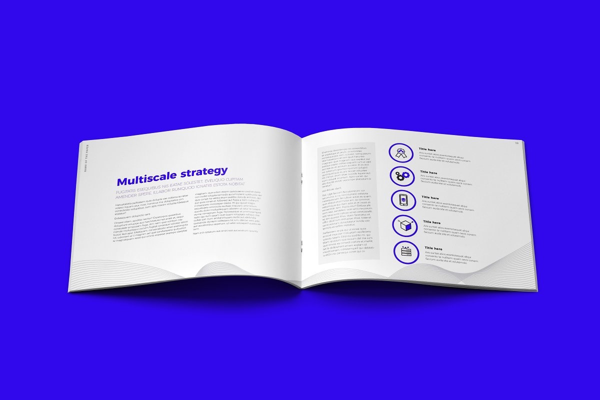 商业科技时尚技术InDesign宣传册模板插图(12)