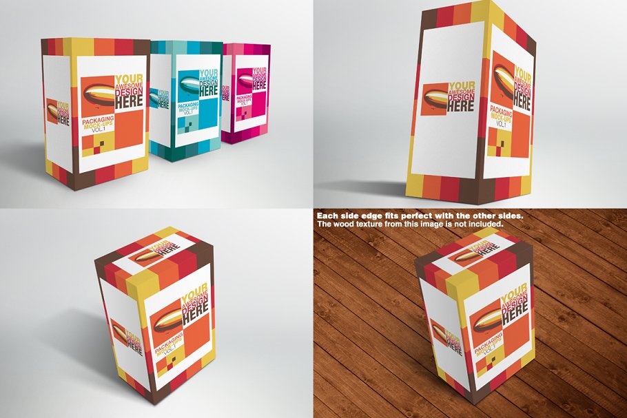 包装盒样机模板 Packaging Mock-ups插图(2)