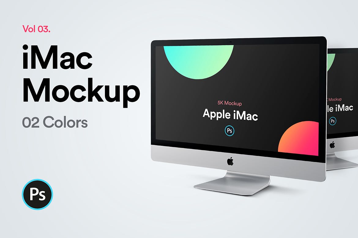 2019款iMac Pro一体机电脑样机模板v3 iMac 2019 Mockup Vol 03插图(1)