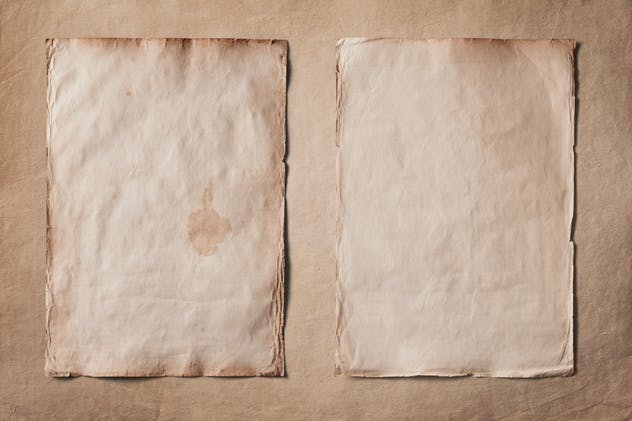 复古破旧纸张纹理 Old Isolated Papers and Textures插图(2)