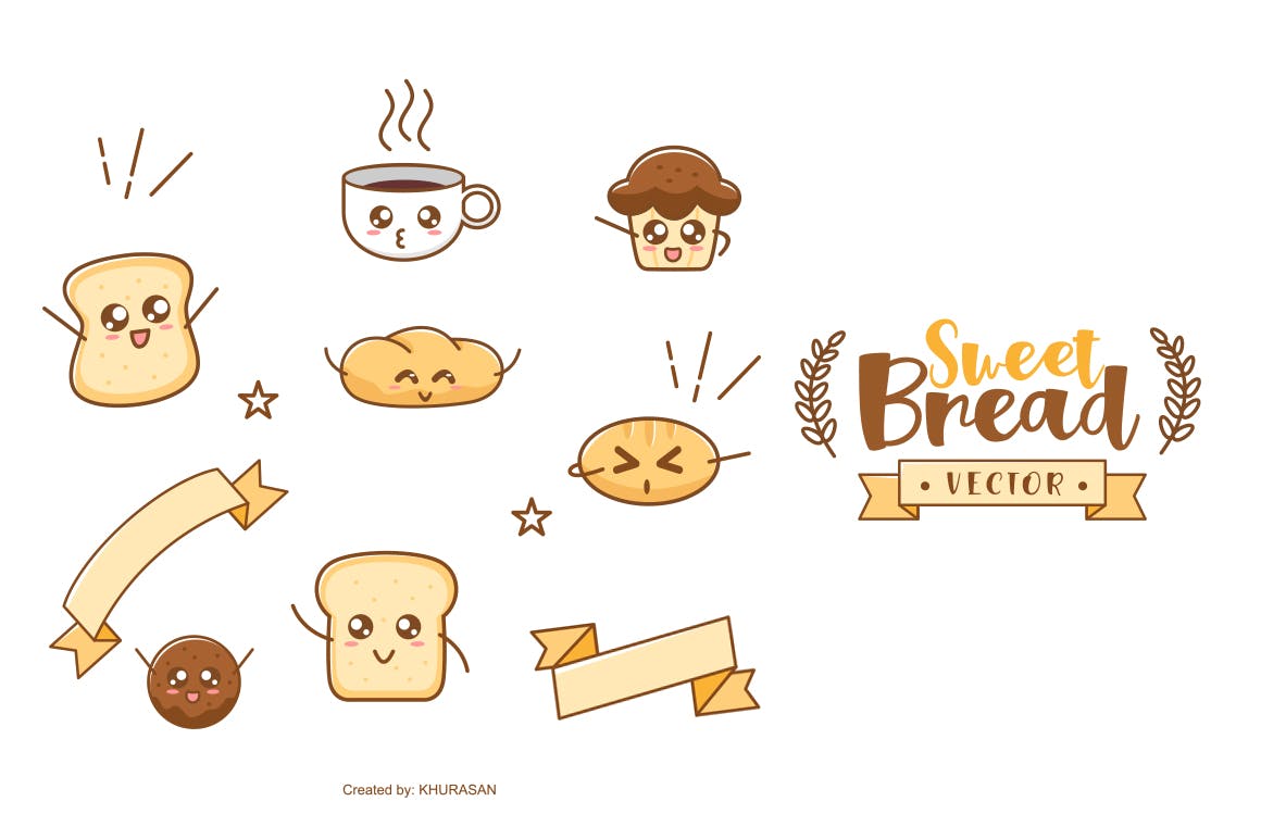 品牌设计适用活泼风格英文手写字体 Sweet Bread插图(3)