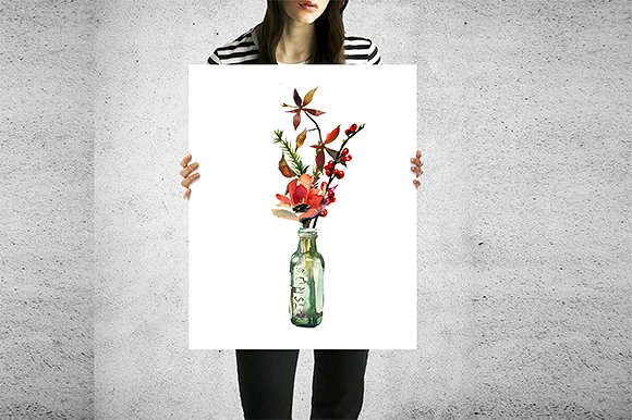 野花草本水彩套装 Wild Flowers & Herbs Watercolor Set插图(13)
