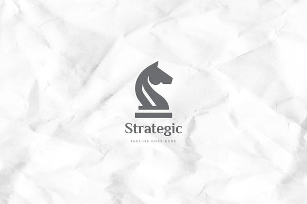 商业战略图形徽标Logo设计模板 Strategic Logo Template插图(1)
