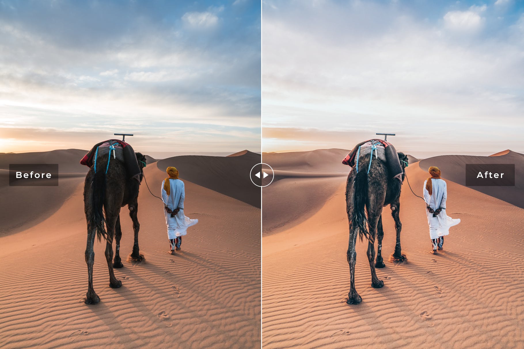 柔和暖色调日落照片后期处理LR调色预设下载 Marrakech Mobile & Desktop Lightroom Presets插图(1)