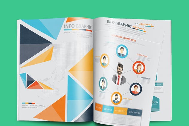 17页商业数据信息图表设计素材 Business Infographics 17 Pages Design插图(1)