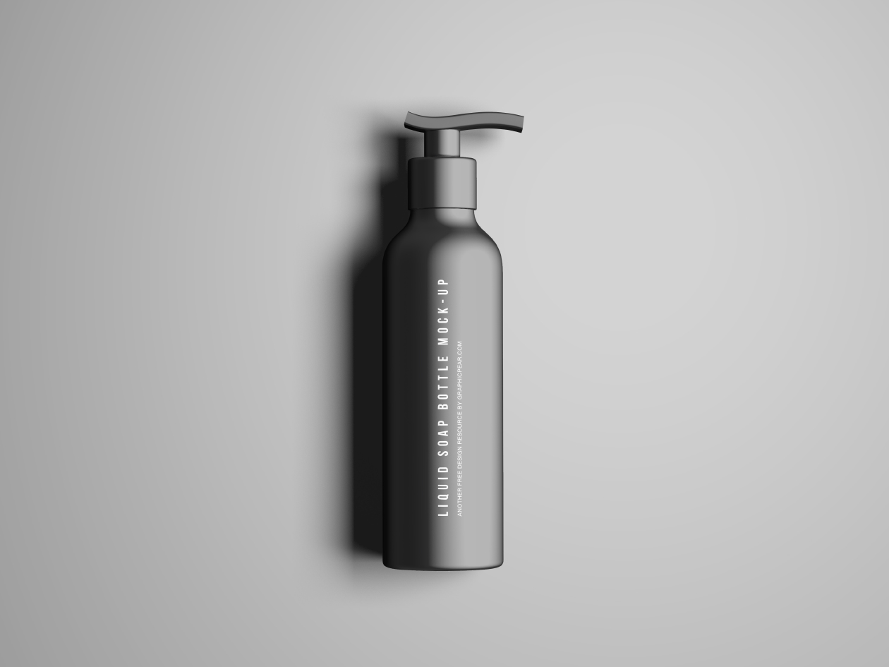 沐浴液洗发水按压瓶外观设计样机模板 Liquid Soap Bottle Mockup插图(2)