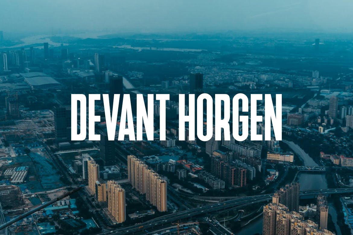 现代版式设计无衬线英文字体 Devant Horgen – Modern Typeface + WebFont插图(2)