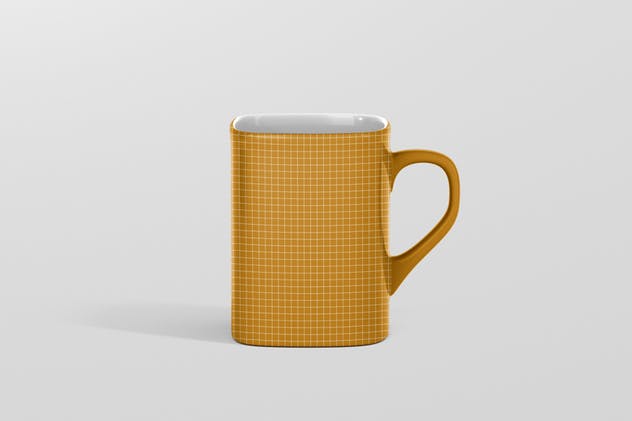 方形马克杯咖啡杯样机展示模板 Mug Mockup – Square插图(1)