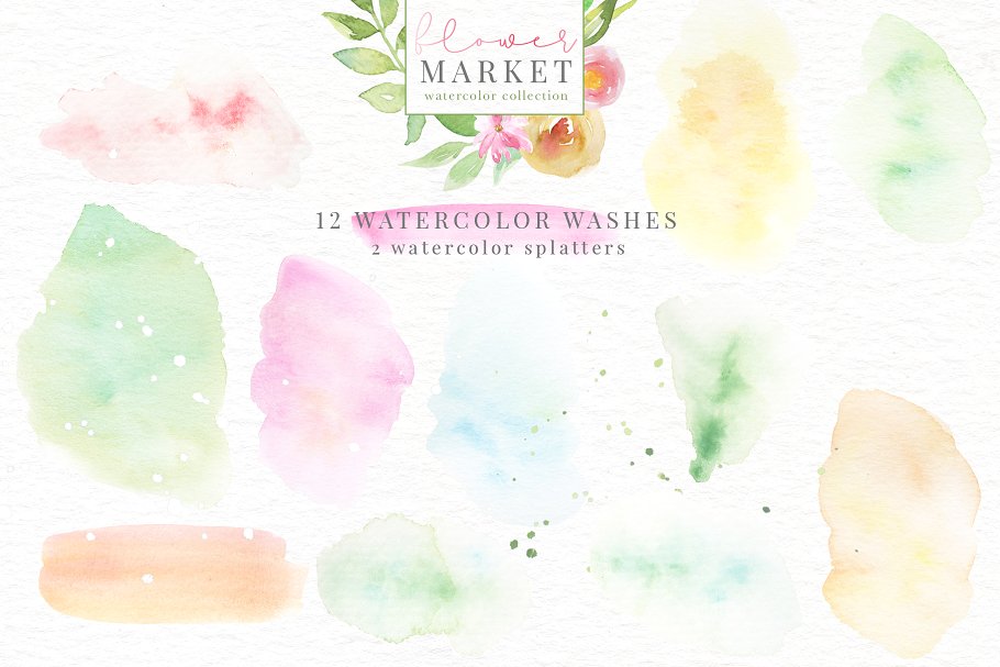 花卉市场水彩素材收藏[1.15GB] Flower Market Watercolor Collection插图(20)