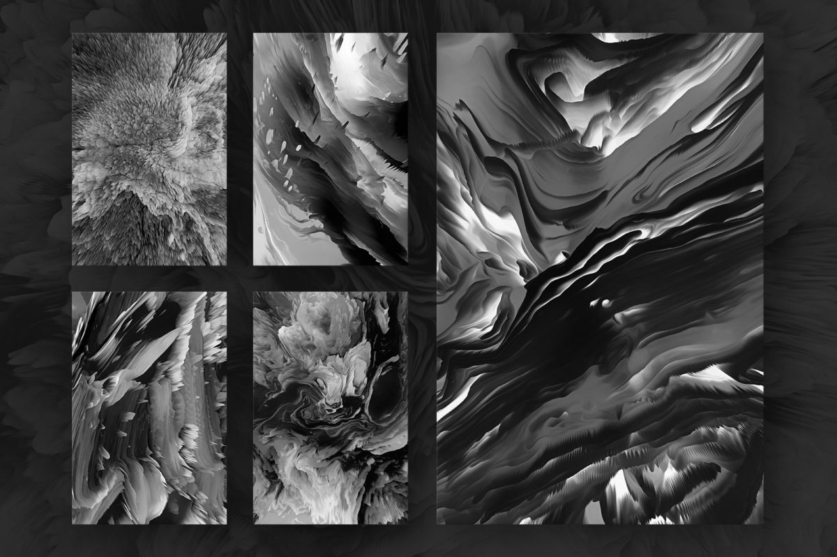 创意抽象纹理系列：40款魅力四射抽象纹理&PS笔刷 Energy, Vol. 1插图(10)