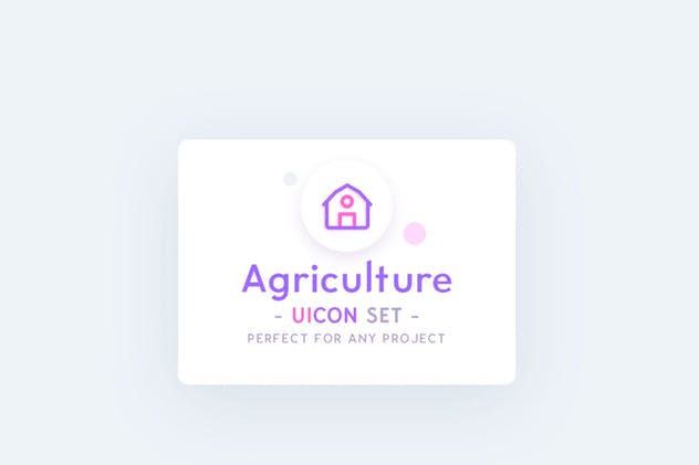 农场/农业主题图标集[AI, EPS, XD] UICON – Farm, Agriculture Icons Set插图(1)