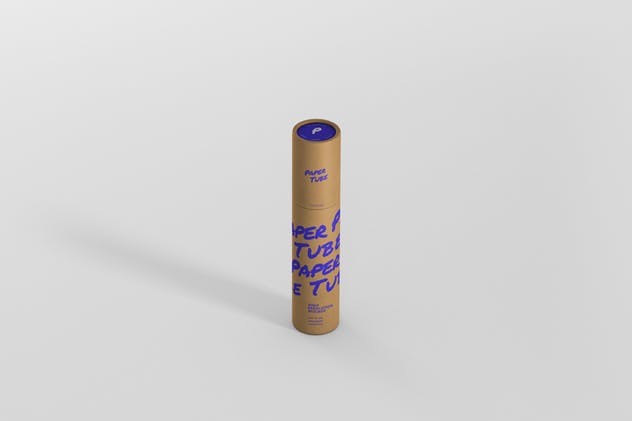 中小尺寸纸筒包装样机 Paper Tube Mockup – Slim Medium Size插图(5)