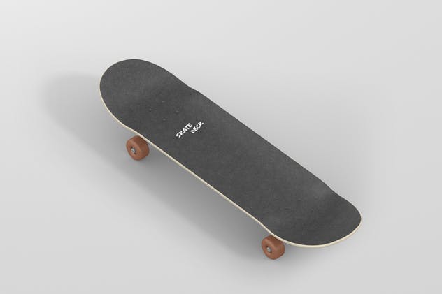 极限运动滑板图案设计样机 Skateboard Mockup插图(8)