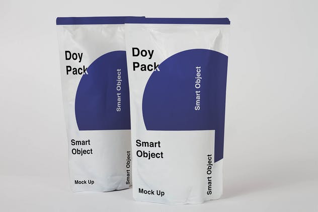 食品包装设计样机模板 Doy Pack Bag Mock Up插图(1)