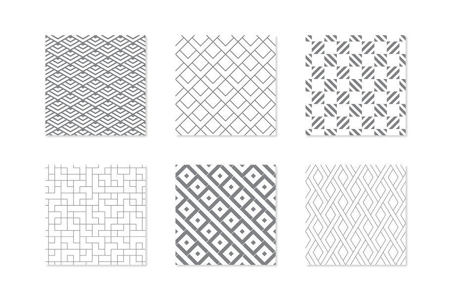 三十六种几何图形花样素材 Thirty Six Assorted Pattern插图(2)