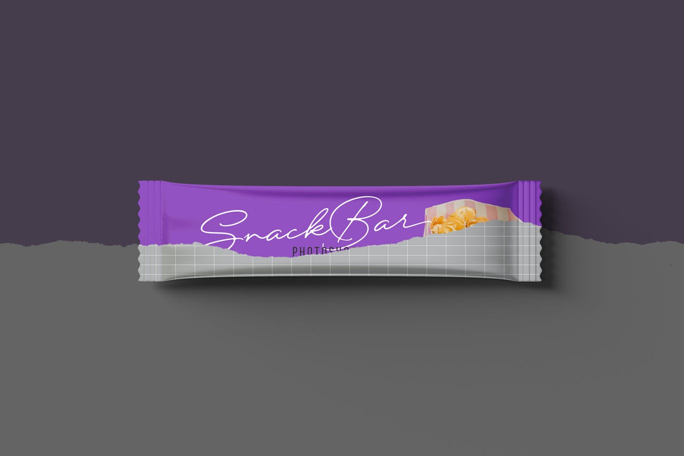 能量巧克力条包装袋设计样机模板 Snack Bar Packaging Mockups插图(3)