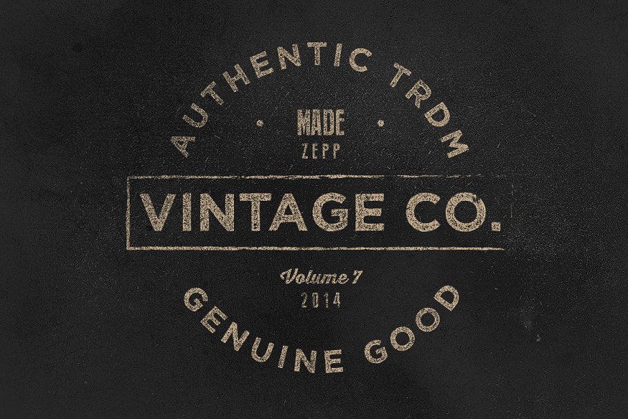 一批复古标签及Logo模板素材 Vintage Labels & Logos Vol.7插图