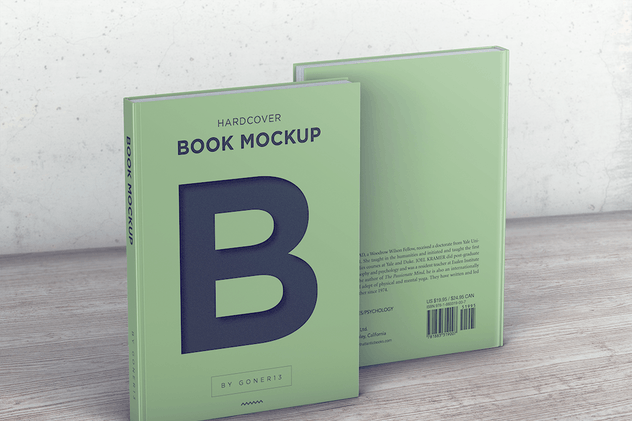 精装图书硬封图书样机模板v1 Book MockUp vol.1插图(1)