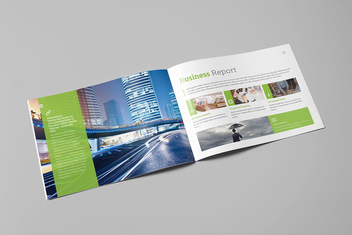集团公司高档精装画册设计模板 Enrico Business Landscape Brochure插图(5)