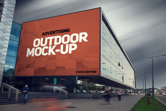 户外巨型广告海报动态样机模板 Animated Outdoor Advertising Mockups插图(4)