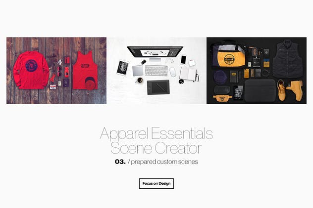 服装生活必需品品牌VI场景样机 Apparel Lifestyle Essentials Mockup Creator插图(9)