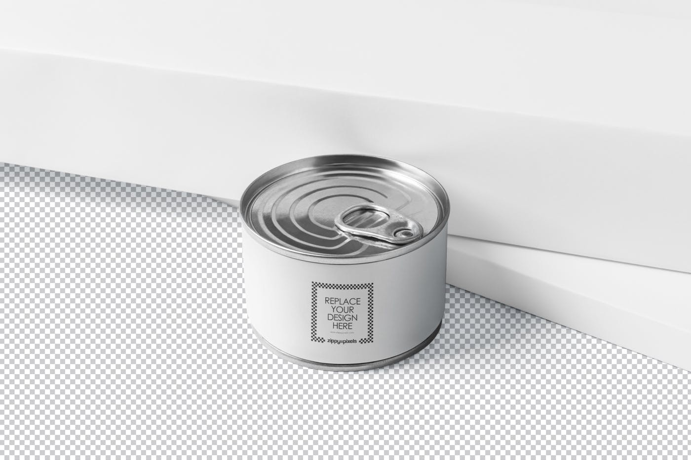 食品罐头外观设计效果图样机PSD模板 Small Food Tin Can Mockups插图(5)