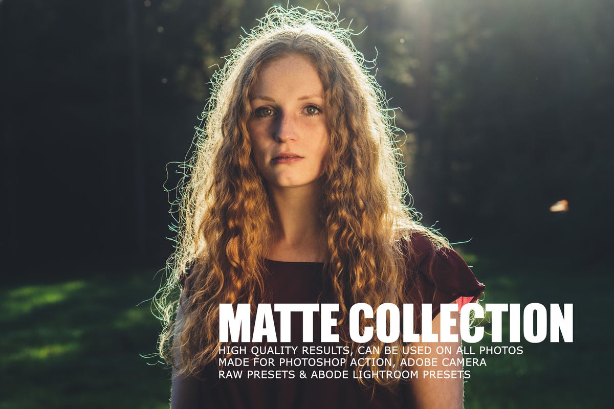 大气哑光色彩调色滤镜LR预设 Matte Tone Collection Lightroom Presets插图