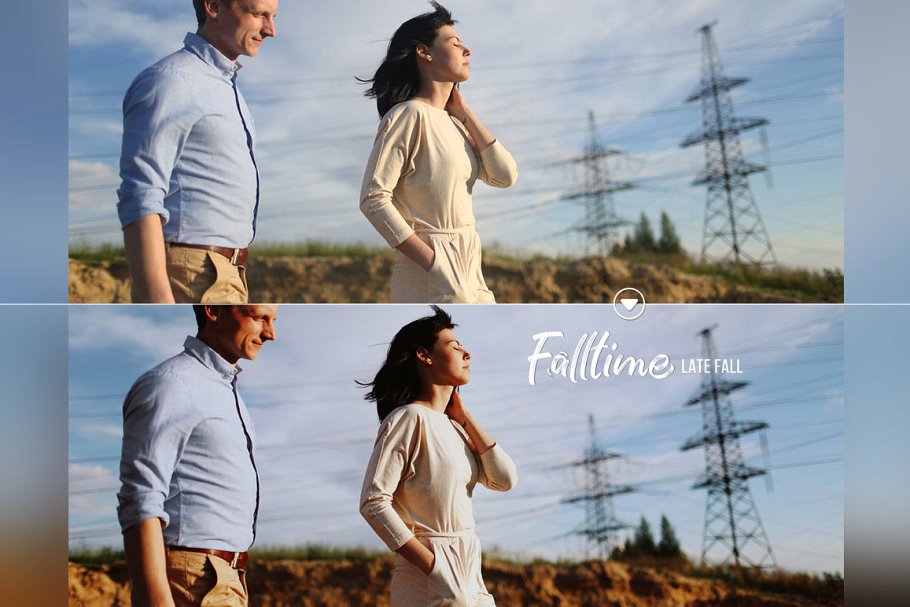 秋天的气息照片特效处理PS动作 Falltime – Autumn Photoshop Actions插图(4)