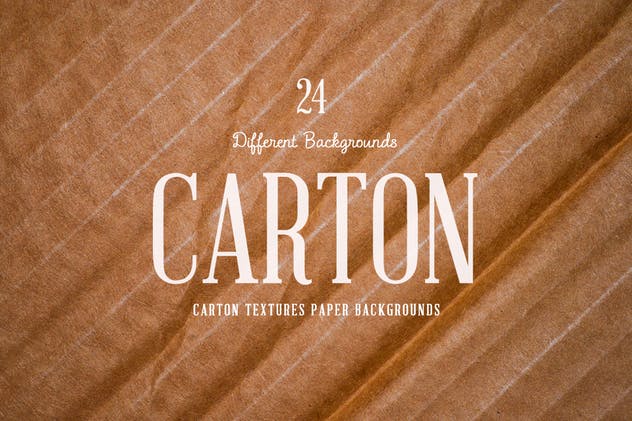 纸板箱纹理纸张背景素材 Carton Textures Paper Backgrounds插图(1)