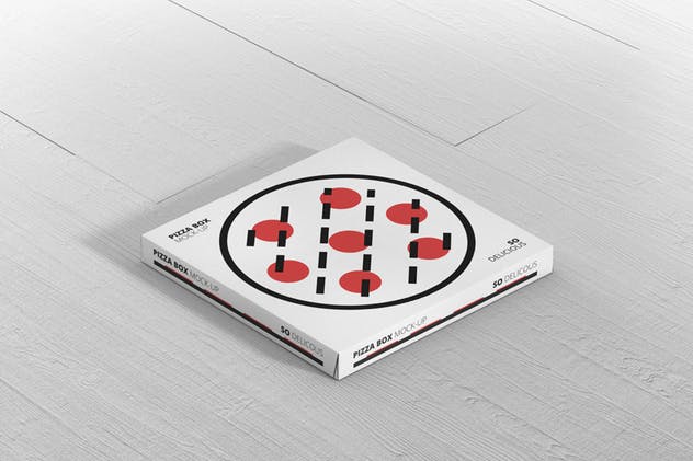 披萨配送外带包装设计样机模板 Pizza Box Mock-Up – Supermarket Edition插图(6)