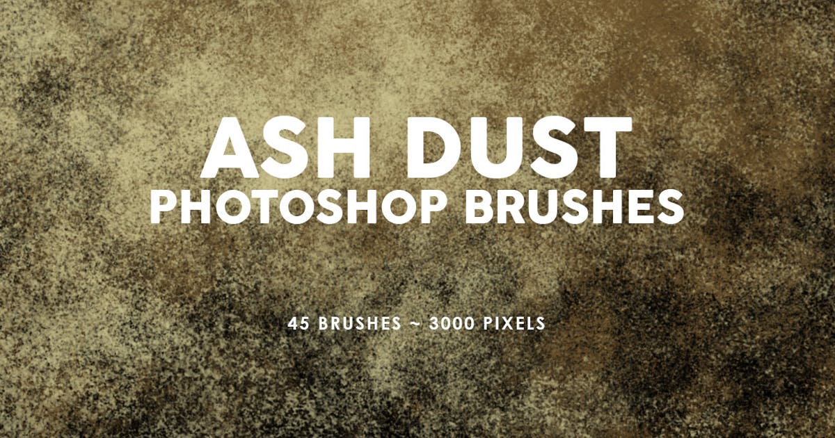 45个灰尘烟雾特效PS印章笔刷 45 Ash Dust Photoshop Stamp Brushes插图
