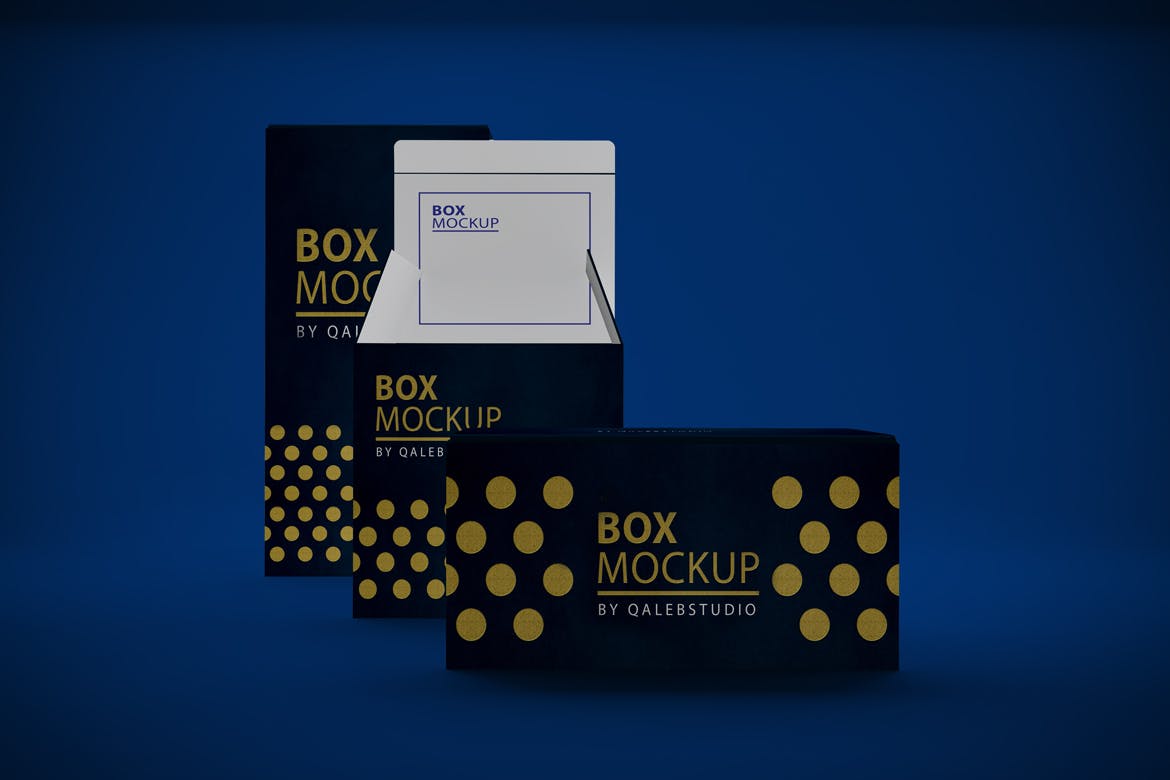 高端产品包装盒设计效果图样机模板 Boxes Mockup插图(3)