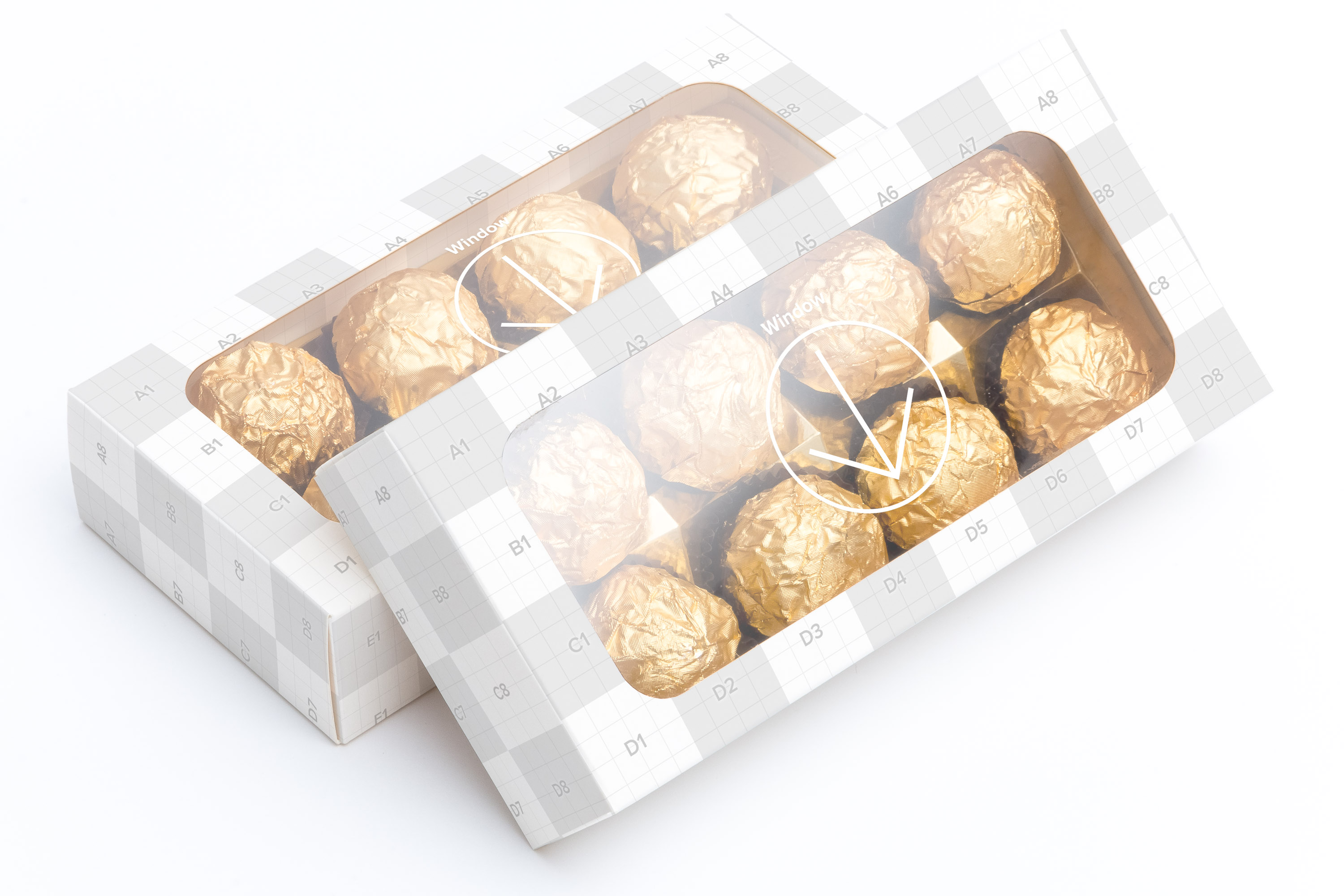 巧克力甜点包装盒外观设计样机07 Sweet Box Mockup 07插图(2)