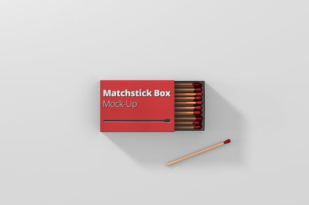 逼真高品质火柴盒样机 Match Box Mock-Up插图(7)