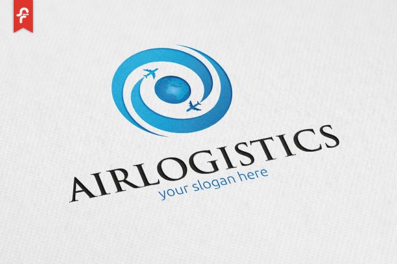 航空运输主题Logo模板 Air Logistics Logo插图