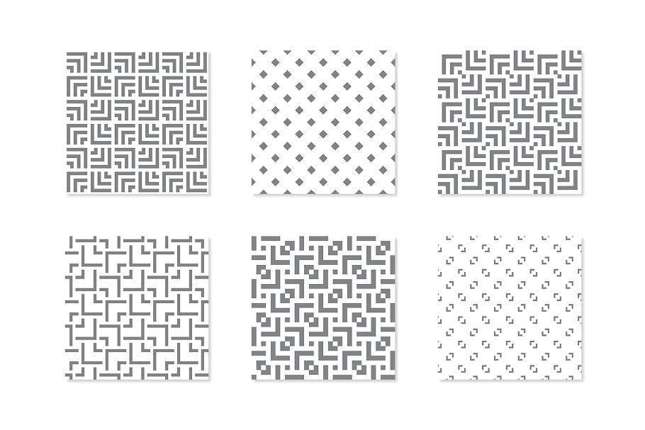 三十六种几何图形花样素材 Thirty Six Assorted Pattern插图(7)