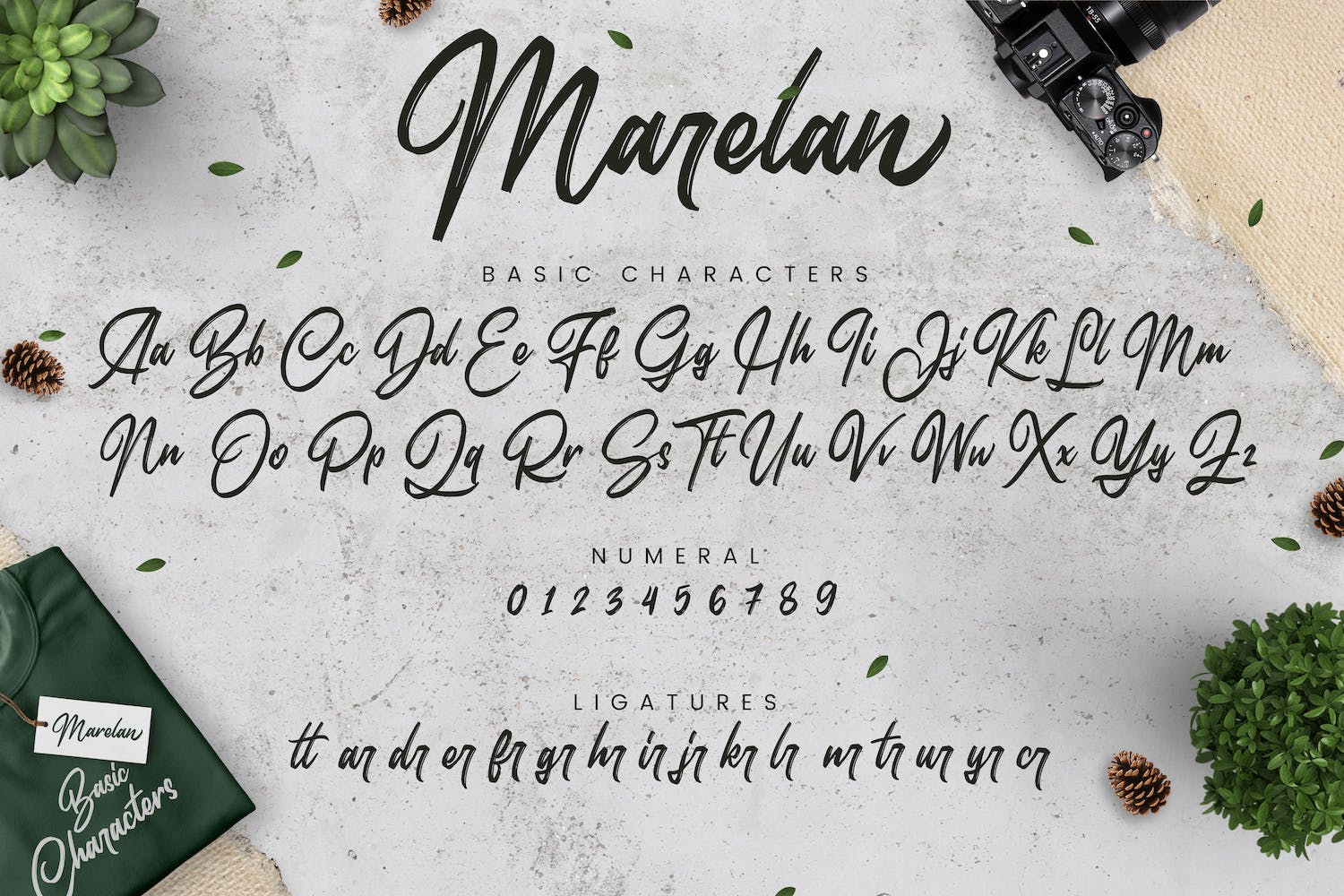 休闲自然风格英文手写字体16设计素材网精选 Marelan – Casual Handwritten Font插图(13)